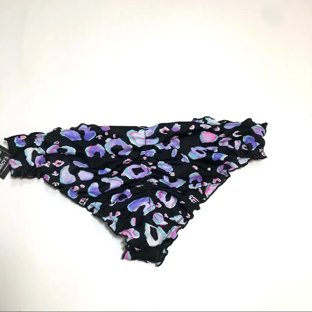 Salt+Cove LEOPARD Animal Ruffle Bikini Swim Bottom
